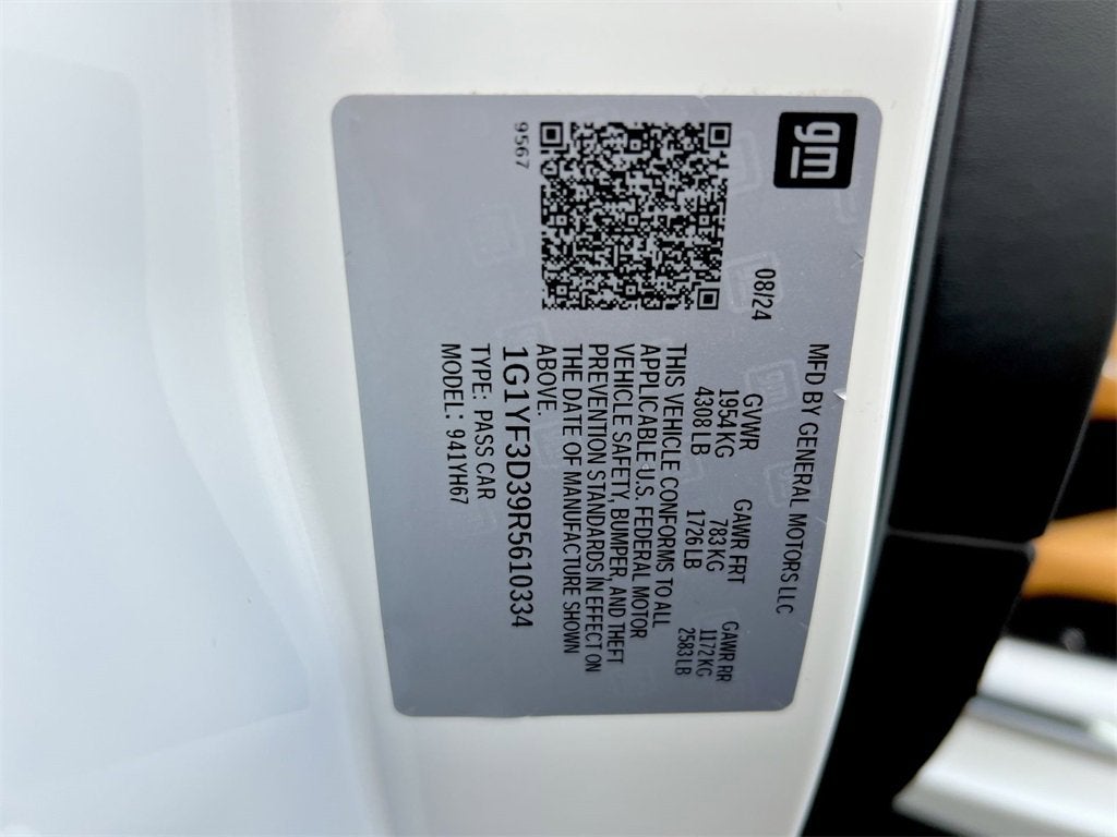 2024 Chevrolet Corvette Z06 3LZ