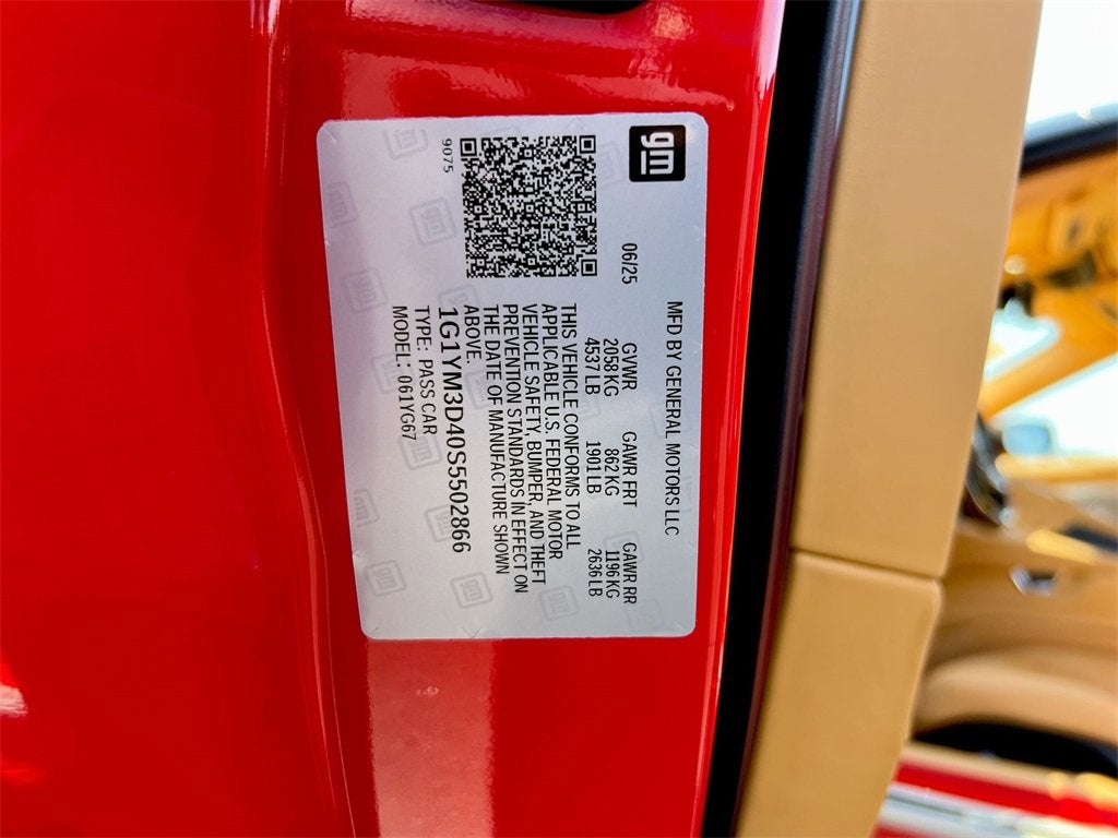 2025 Chevrolet Corvette E-Ray 3LZ