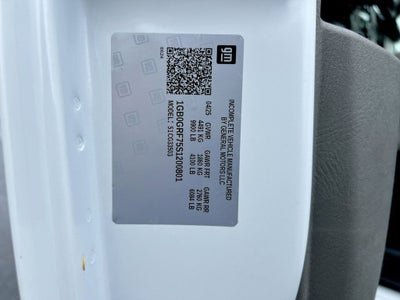 2025 Chevrolet Express Cutaway 3500 1WT