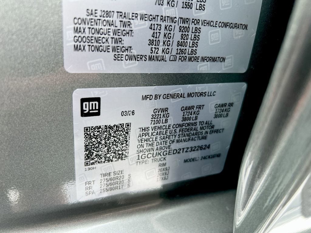 2026 Chevrolet Silverado 1500 LTZ