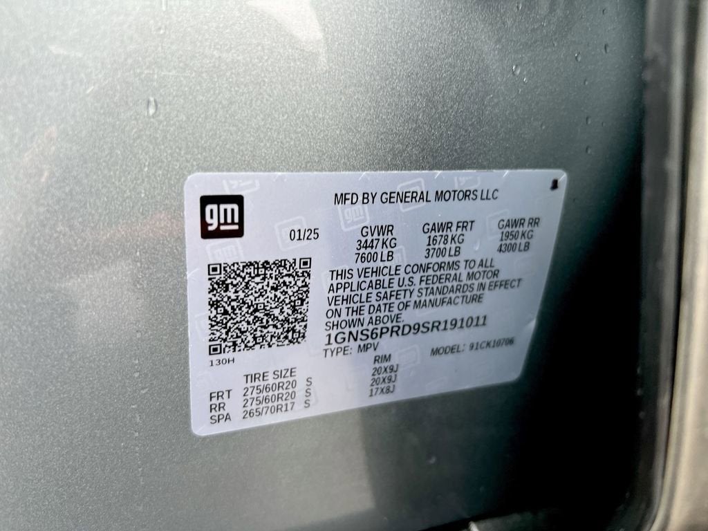 2025 Chevrolet Tahoe Z71