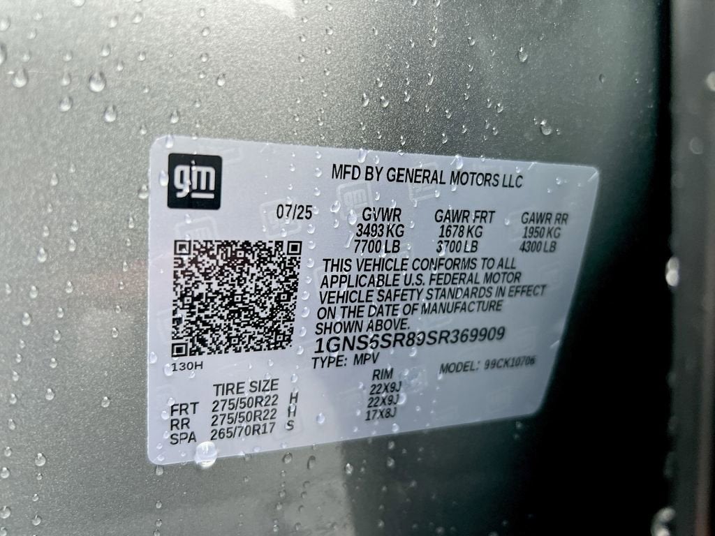 2025 Chevrolet Tahoe Premier