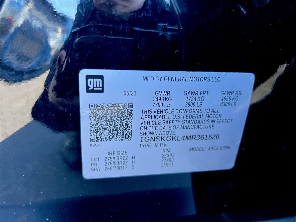 2021 Chevrolet Suburban High Country