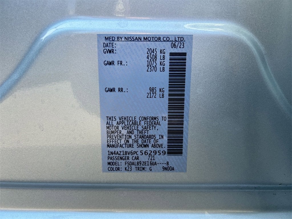 2023 Nissan LEAF S 40 kWh