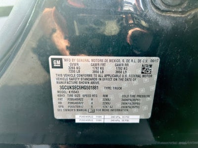 2017 Chevrolet Silverado 1500 LTZ