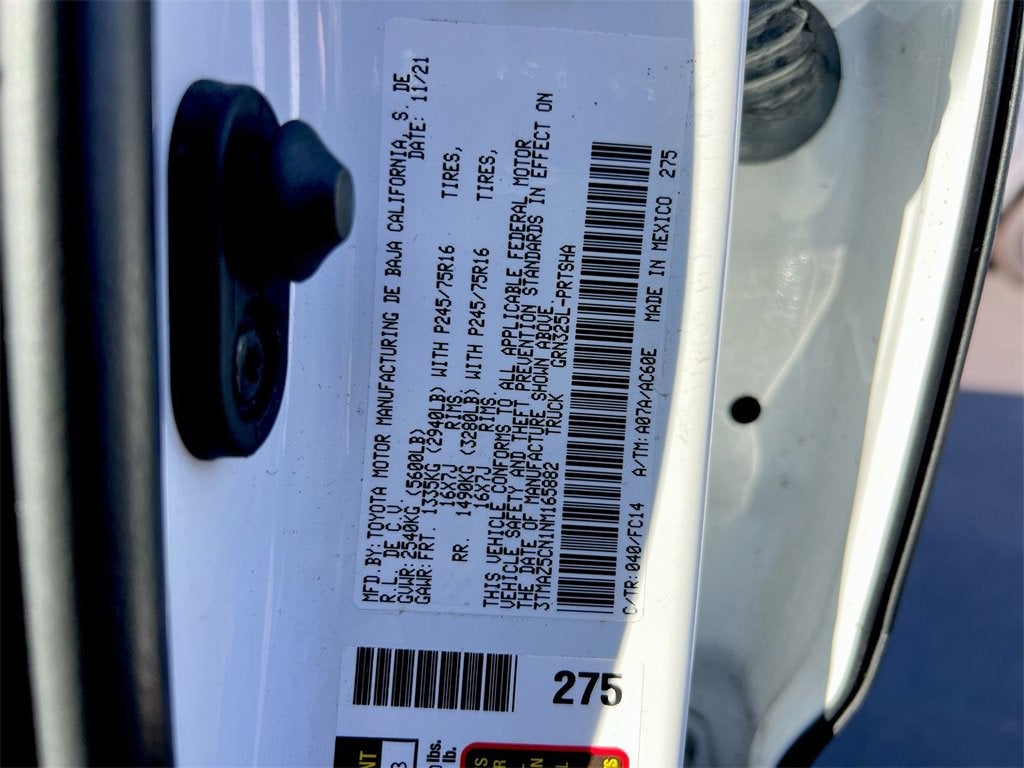 2022 Toyota Tacoma SR5 V6