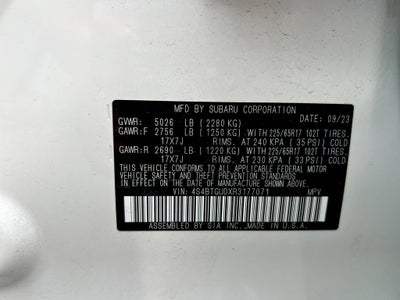 2024 Subaru Outback Wilderness