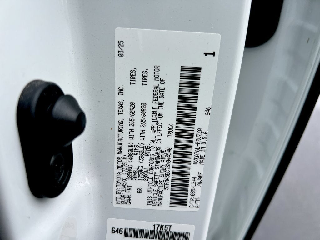 2025 Toyota Tundra 1794 Edition