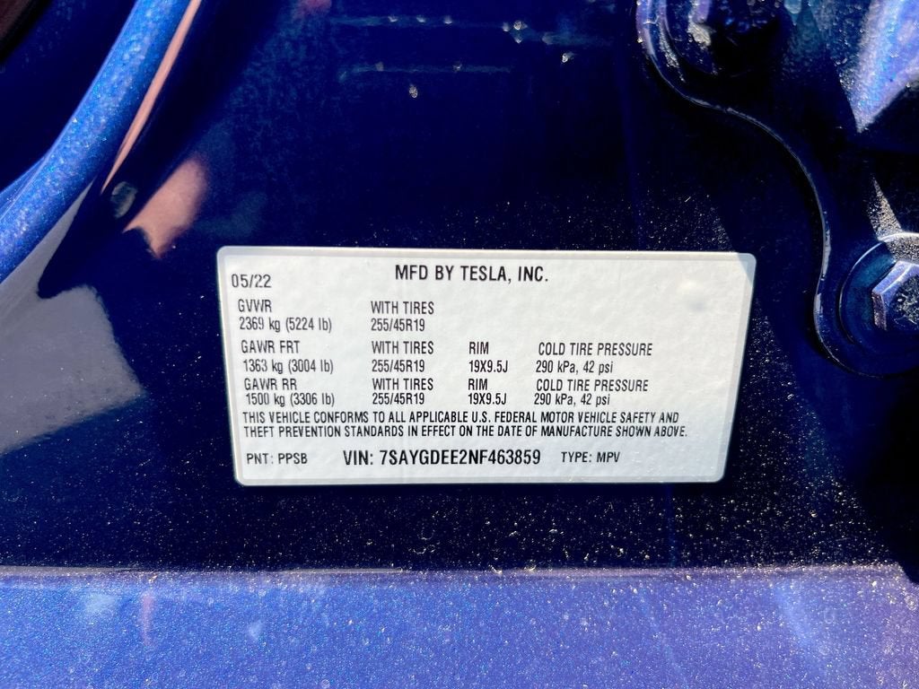 2022 Tesla Model Y Long Range Dual Motor All-Wheel Drive