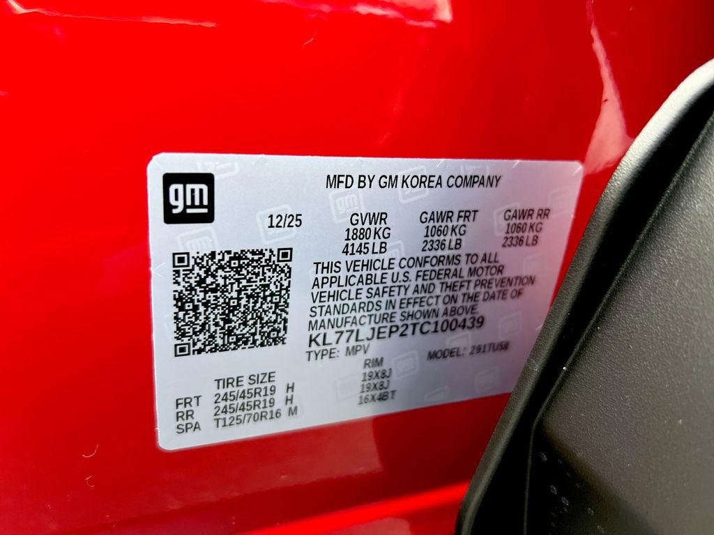 2026 Chevrolet Trax 2RS