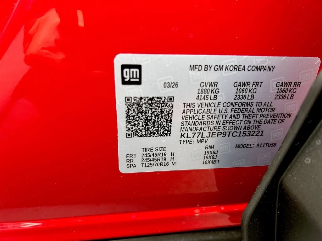 2026 Chevrolet Trax 2RS