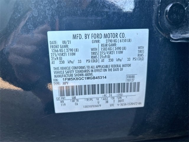 2021 Ford Explorer ST