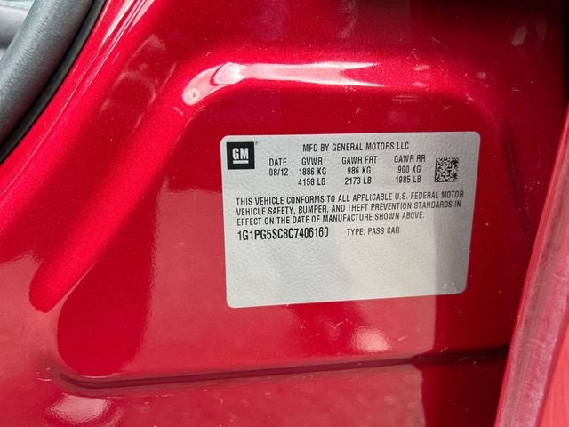 2012 Chevrolet Cruze LT w/2LT