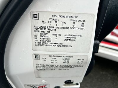 2001 Chevrolet Corvette NA