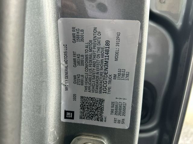 2021 Chevrolet Colorado 4WD Z71