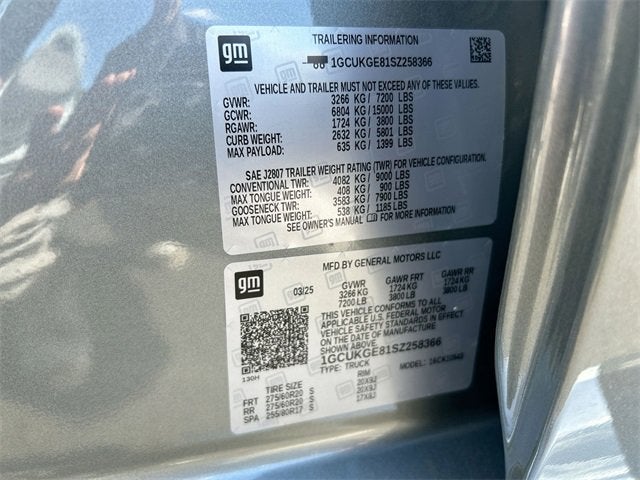 2025 Chevrolet Silverado 1500 LTZ