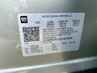 2025 Chevrolet Traverse LT