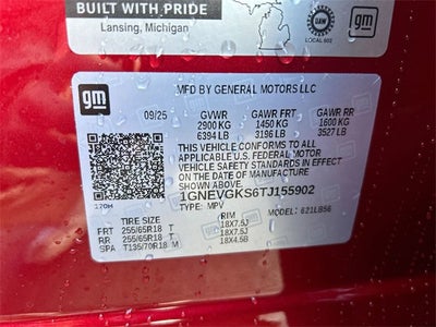 2026 Chevrolet Traverse LT