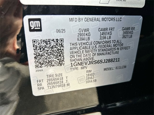 2025 Chevrolet Traverse Z71