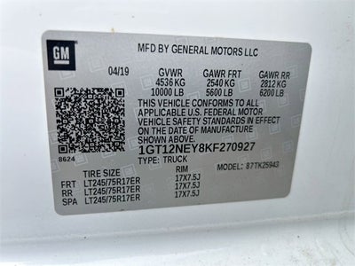 2019 GMC Sierra 2500 HD NA