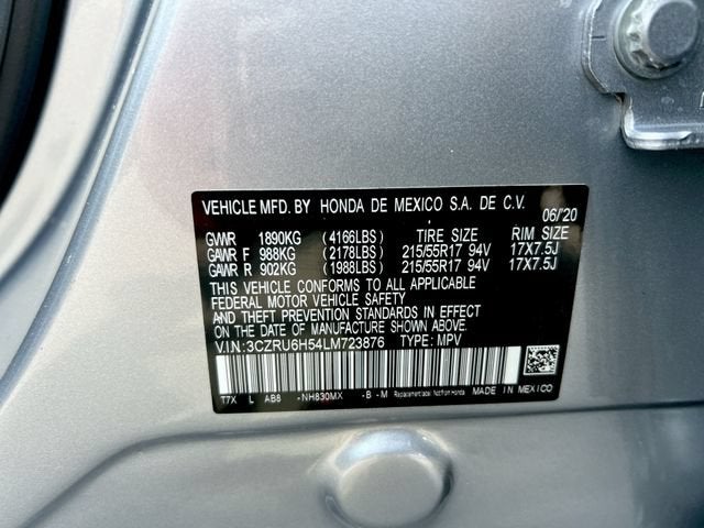 2020 Honda HR-V AWD EX