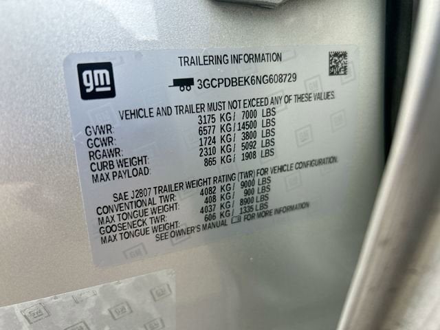 2022 Chevrolet Silverado 1500 Custom