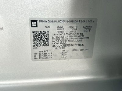 2018 Chevrolet Silverado 1500 LT