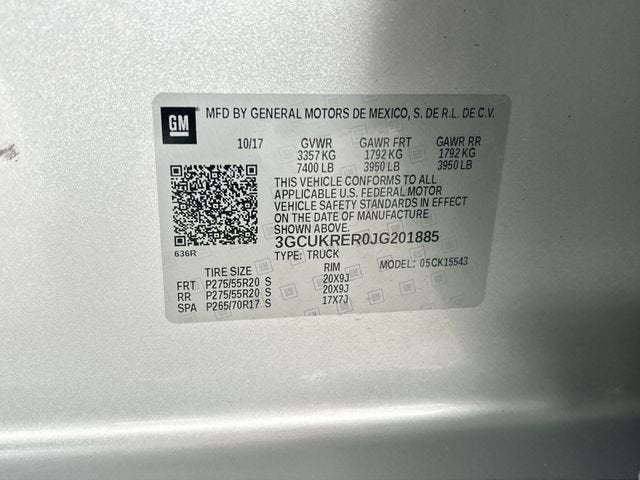 2018 Chevrolet Silverado 1500 LT
