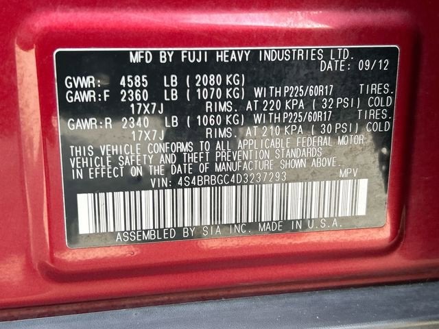 2013 Subaru Outback 2.5i Premium