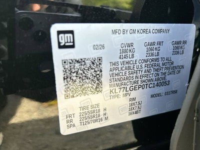 2026 Chevrolet Trax 1RS