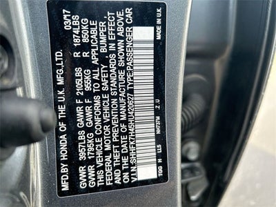 2017 Honda Civic Sport